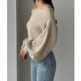 Louere オフショルシャギーニット | Louere | 詳細画像21