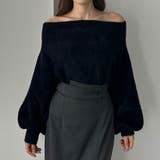 Louere オフショルシャギーニット | Louere | 詳細画像7