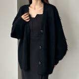Louere ボリュームVネックシャギーニットカーディガン | Louere | 詳細画像13
