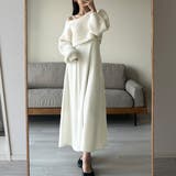 Louere ショートニットトップス＋フレアキャミワンピース | Louere | 詳細画像1 