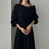 Louere ショートニットトップス＋フレアキャミワンピース | Louere | 詳細画像19 