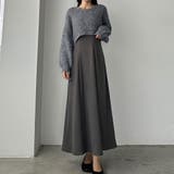 Louere ショートニットトップス＋フレアキャミワンピース | Louere | 詳細画像29 