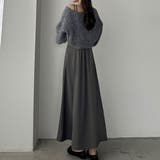 Louere ショートニットトップス＋フレアキャミワンピース | Louere | 詳細画像30 