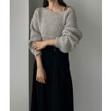 Louere ショートニットトップス＋フレアキャミワンピース | Louere | 詳細画像32 