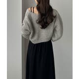 Louere ショートニットトップス＋フレアキャミワンピース | Louere | 詳細画像33 