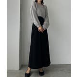 Louere ショートニットトップス＋フレアキャミワンピース | Louere | 詳細画像35 