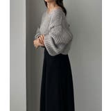 Louere ショートニットトップス＋フレアキャミワンピース | Louere | 詳細画像36 