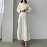 Louere ショートニットトップス＋フレアキャミワンピース | Louere | 詳細画像5 