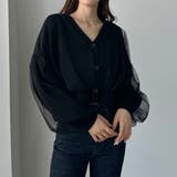 Louere チュールショートニットカーディガン | Louere | 詳細画像11