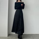 Louere ワイドオフショル長袖ニットトップス | Louere | 詳細画像12 