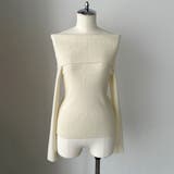 Louere ワイドオフショル長袖ニットトップス | Louere | 詳細画像18 