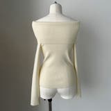 Louere ワイドオフショル長袖ニットトップス | Louere | 詳細画像19 