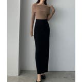 Louere ワイドオフショル長袖ニットトップス | Louere | 詳細画像25 