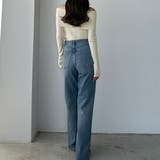 Louere ワイドオフショル長袖ニットトップス | Louere | 詳細画像5 