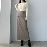 Louere ワイドオフショル長袖ニットトップス | Louere | 詳細画像7 