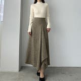 Louere ツイードハイウエストラッフルフレアスカート | Louere | 詳細画像5