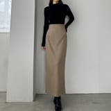Louere ハイウエストヘリンボーンバックスリットペンシルスカート | Louere | 詳細画像14