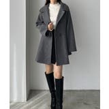 Louere ハイネックミドル丈コート | Louere | 詳細画像28 