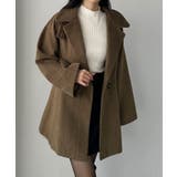 Louere ハイネックミドル丈コート | Louere | 詳細画像47 