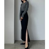 Louere ストレッチデニムバックマーメイドスカート | Louere | 詳細画像12 