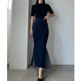Louere ストレッチデニムバックマーメイドスカート | Louere | 詳細画像5 