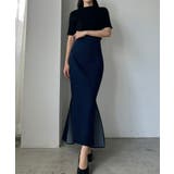 Louere ストレッチデニムバックマーメイドスカート | Louere | 詳細画像6 