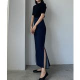 Louere ストレッチデニムバックマーメイドスカート | Louere | 詳細画像9 