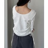 Louere ラインストーンドロストTシャツ | Louere | 詳細画像10