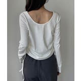 Louere ラインストーンドロストTシャツ | Louere | 詳細画像11