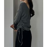 Louere ラインストーンドロストTシャツ | Louere | 詳細画像15