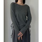 Louere ラインストーンドロストTシャツ | Louere | 詳細画像18