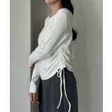 Louere ラインストーンドロストTシャツ | Louere | 詳細画像9