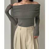 Louere シアーオフショルニットトップス | Louere | 詳細画像18