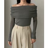 Louere シアーオフショルニットトップス | Louere | 詳細画像19