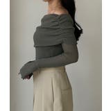 Louere シアーオフショルニットトップス | Louere | 詳細画像20