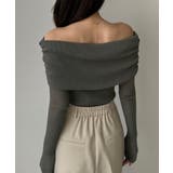 Louere シアーオフショルニットトップス | Louere | 詳細画像21