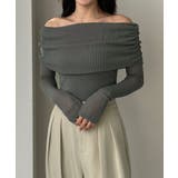 Louere シアーオフショルニットトップス | Louere | 詳細画像22