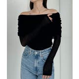 Louere シアーオフショルニットトップス | Louere | 詳細画像7