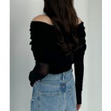 Louere シアーオフショルニットトップス | Louere | 詳細画像8