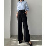 Louere ゴールドボタンフレアパンツ | Louere | 詳細画像2 