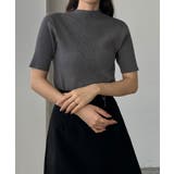 Louere ボトルネック半袖リブニット | Louere | 詳細画像12