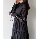mipiarl  袖リボンティアードシャツワンピース【一部ぺチスカートセット】 | JUNOAH | 詳細画像11 
