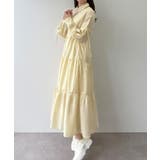 mipiarl  袖リボンティアードシャツワンピース【一部ぺチスカートセット】 | JUNOAH | 詳細画像14 