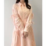 mipiarl  袖リボンティアードシャツワンピース【一部ぺチスカートセット】 | JUNOAH | 詳細画像16 