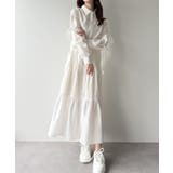 mipiarl  袖リボンティアードシャツワンピース【一部ぺチスカートセット】 | JUNOAH | 詳細画像2 