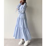 mipiarl  袖リボンティアードシャツワンピース【一部ぺチスカートセット】 | JUNOAH | 詳細画像6 