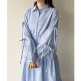 mipiarl  袖リボンティアードシャツワンピース【一部ぺチスカートセット】 | JUNOAH | 詳細画像7 