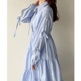mipiarl  袖リボンティアードシャツワンピース【一部ぺチスカートセット】 | JUNOAH | 詳細画像8 