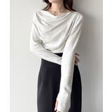 mipiarl 薄手ドレープトップス | JUNOAH | 詳細画像10