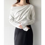 mipiarl 薄手ドレープトップス | JUNOAH | 詳細画像12